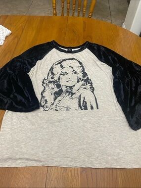 Lucky & Blessed Life Dolly Parton Vintage Long Sleeve Tee